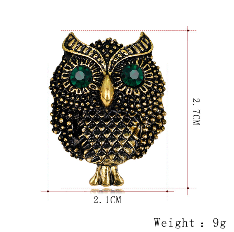 Brosa Hibou - Bronze