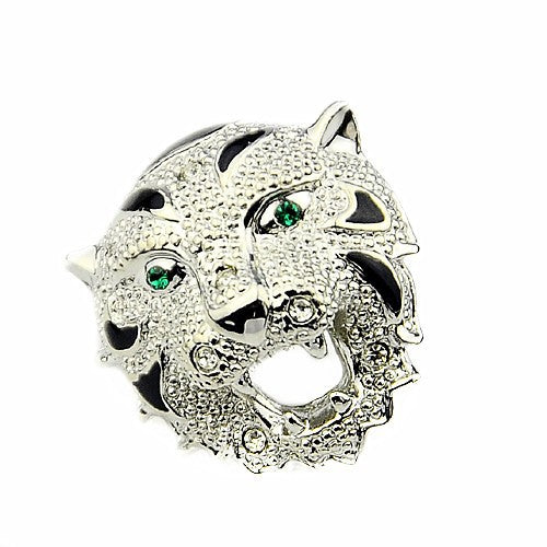 Brooch Tiger Silver