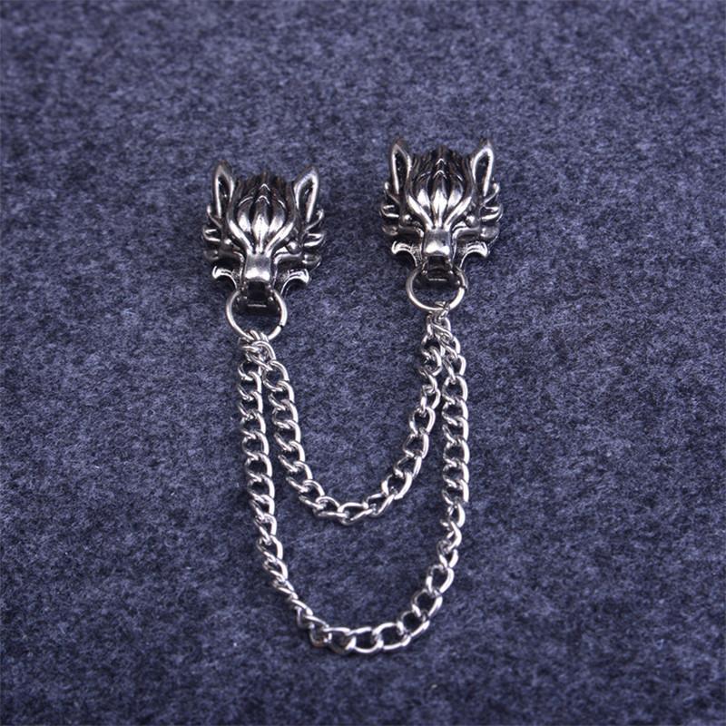 Collar Pin Wolf