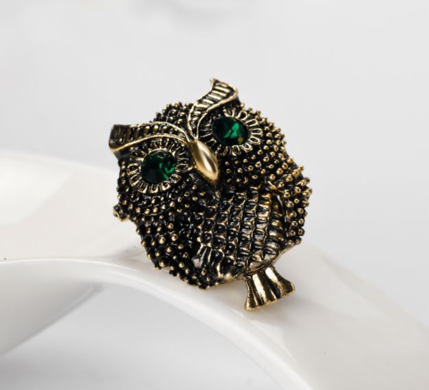 Brosa Hibou - Bronze