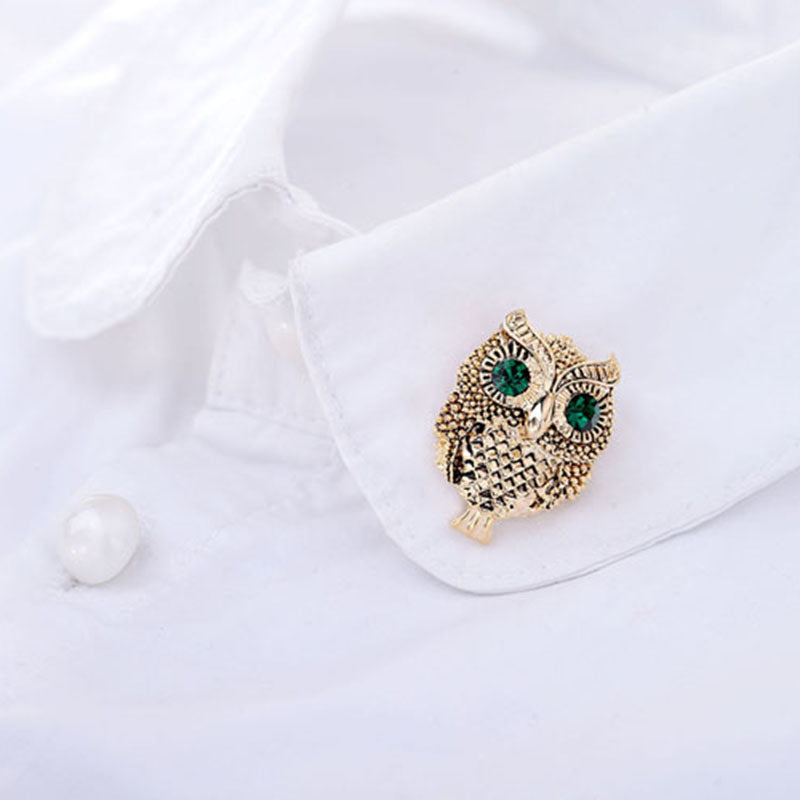 Brooch Hibou Gold