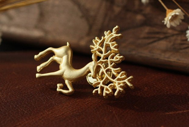 Pin Gold Stag