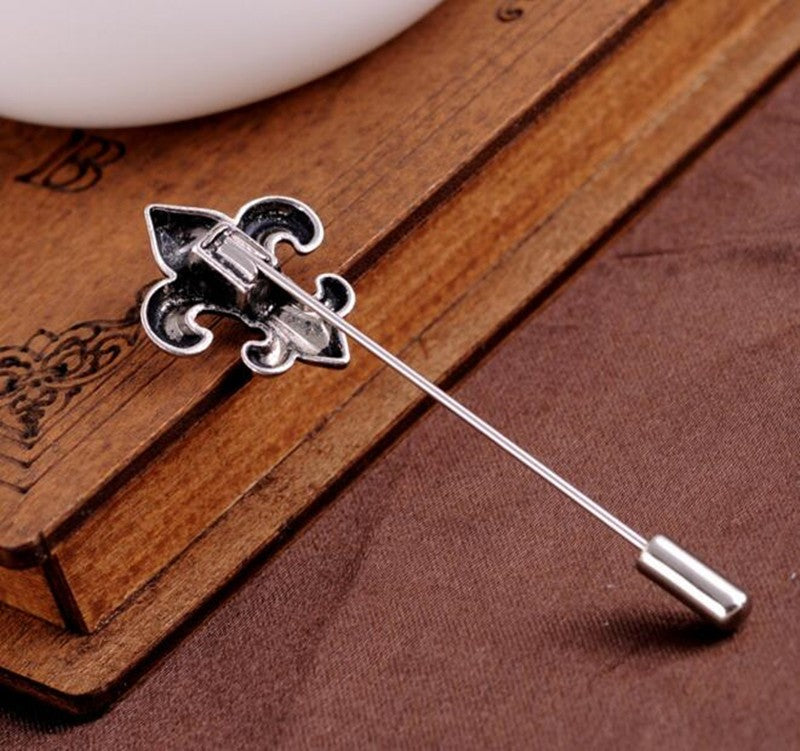 Pin Fleur de Lis Silver