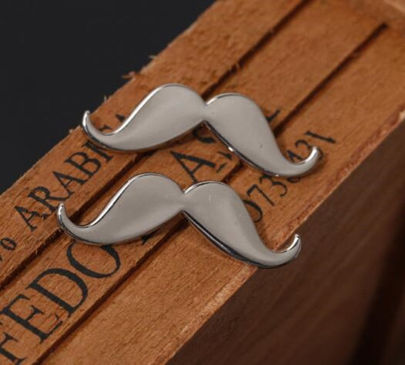 Pin Mustache Silver