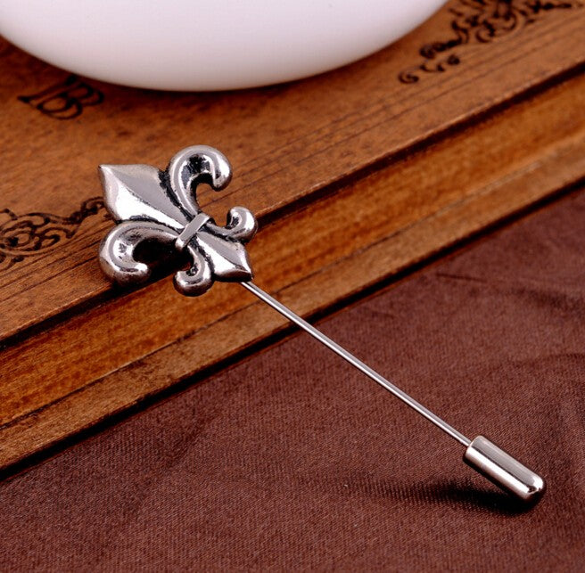 Pin Fleur de Lis Silver