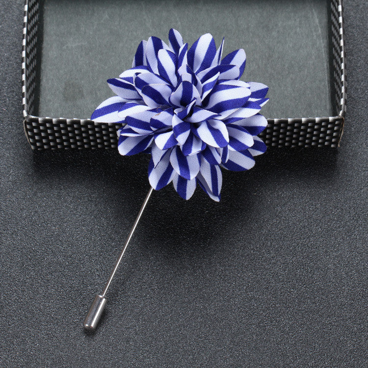 Pin Lantana Blue/White