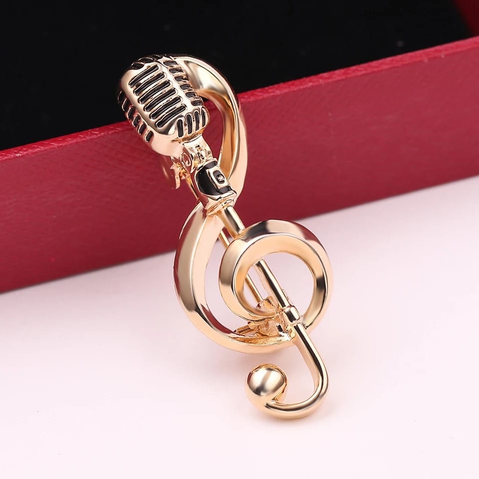 Brosa Microphone Gold