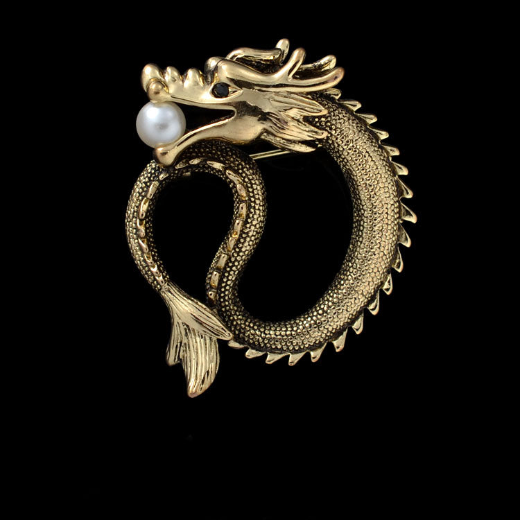 Brosa Dragon - Gold