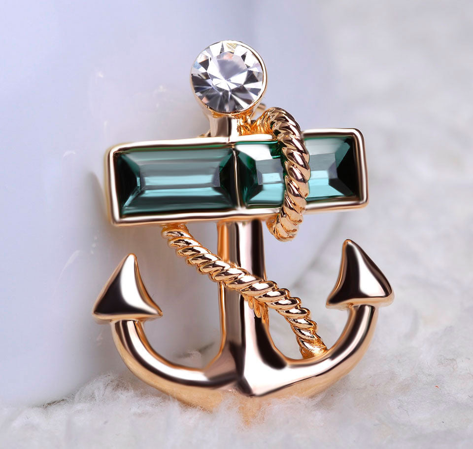 Pin Crystal Anchor - Light cyan